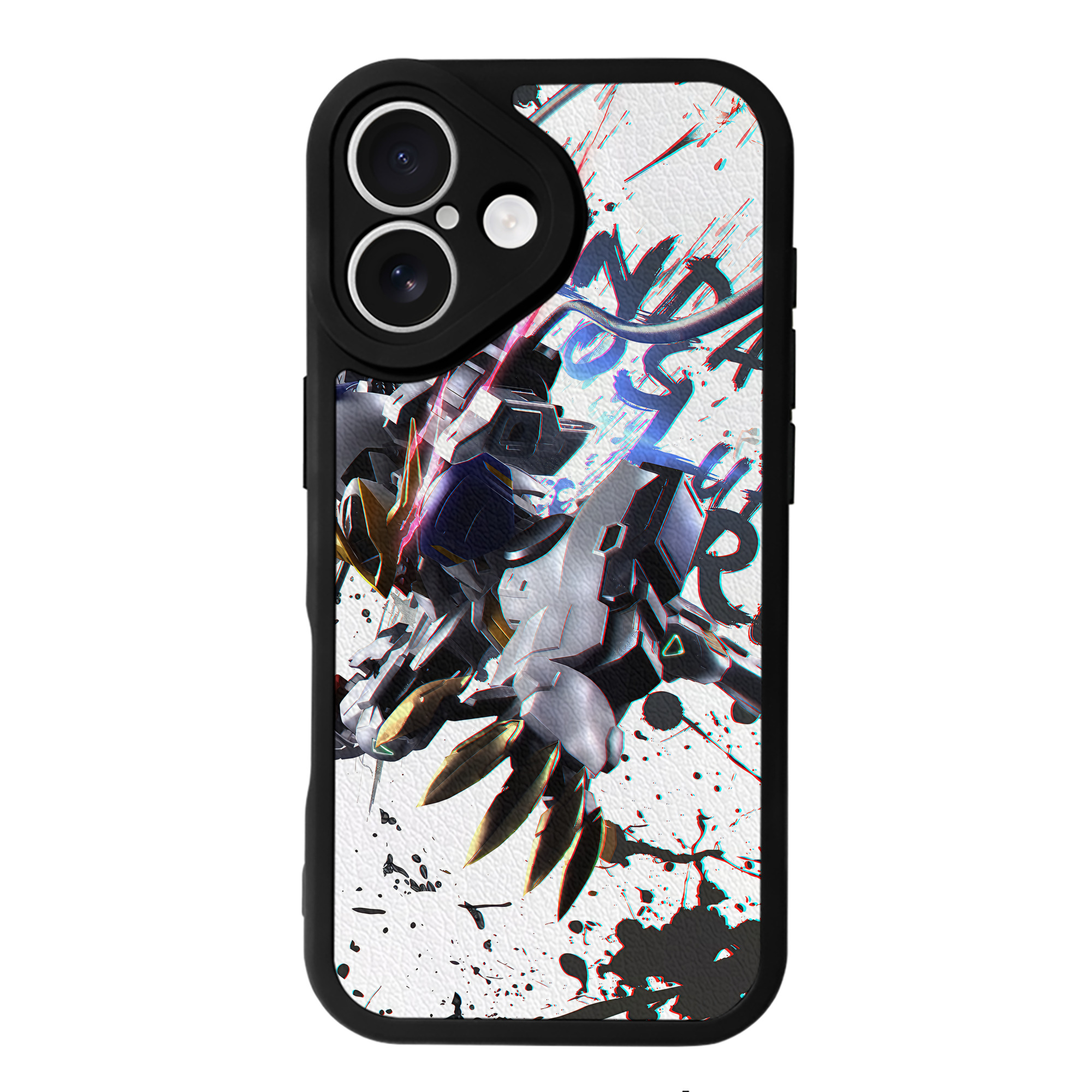 （画像用） 機動戦士ガンダム Mobile Suit Gundam 【iPhone 16シリーズ対応】シリコンスマホケース（レザー調） 材質：シリコン